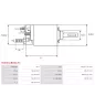 Solénoïdes de démarreur pour BOSCH 0001330011, 0001330020