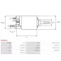 Solénoïdes de démarreur pour BOSCH 0001330011, 0001330020