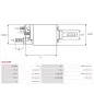 Solénoïdes de démarreur pour BOSCH 0001107418, 0001107499, 0001107500, 0001107501