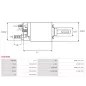 Solénoïdes de démarreur pour BOSCH 0001107417, 0001107418, 0001107499, 0001107500