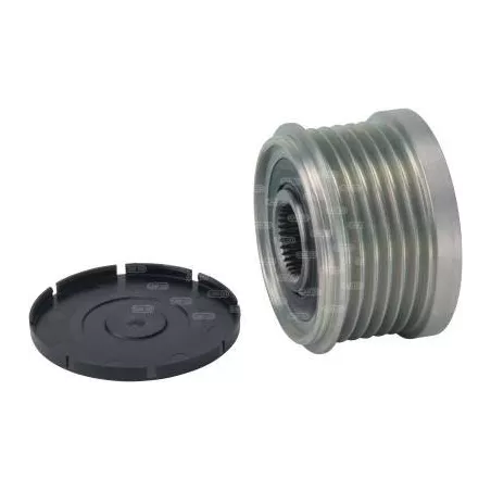 Declutchable pulley