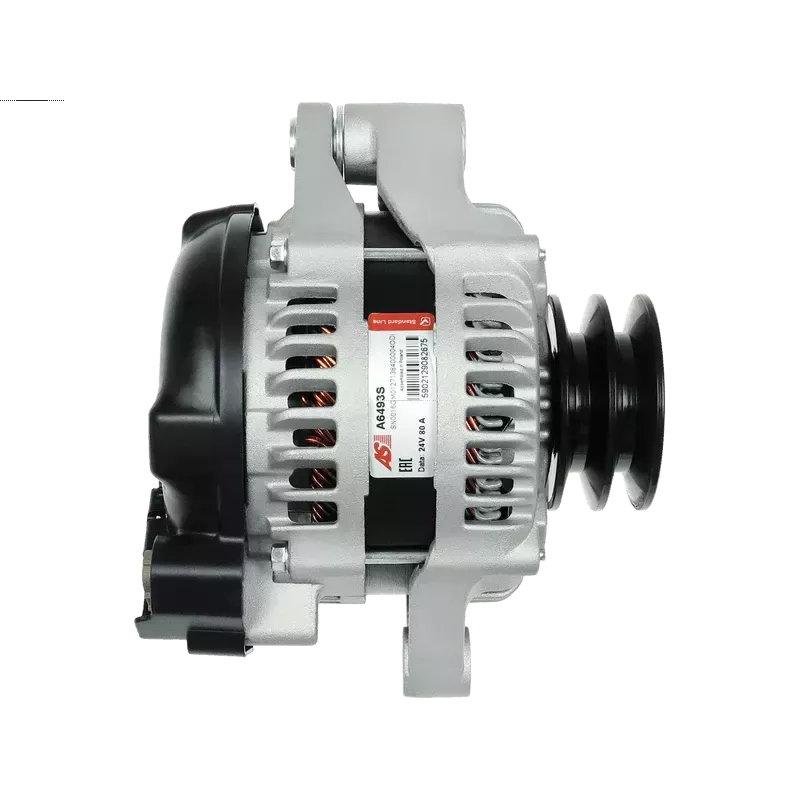 Alternateur 24V 80Amp AS-PL A6493S, UD14834A, UD14839A, DENSO 104210-1810, 104210-3800, 104210-3802, HINO 270402442A Alternateur 24V 80Amp AS-PL A6493S, UD14834A, UD14839A, DENSO 104210-1810, 104210-3800, 104210-3802, HINO 270402442A