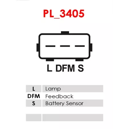 Alternateur 12V 110Amp BOSCH 0986045370, CARGO 113913, DELCO DB6480, DB6480N, DRB5370, DRB5370N, RAA27481, FORD 1498518