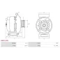 Alternateur 12V 110Amp BOSCH 0986045370, CARGO 113913, DELCO DB6480, DB6480N, DRB5370, DRB5370N, RAA27481, FORD 1498518