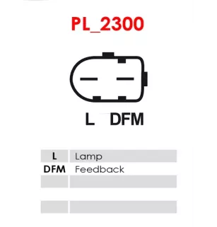 Alternateur 12V 88Amp AS-PL UD10964A, LADA 9402.3701-06