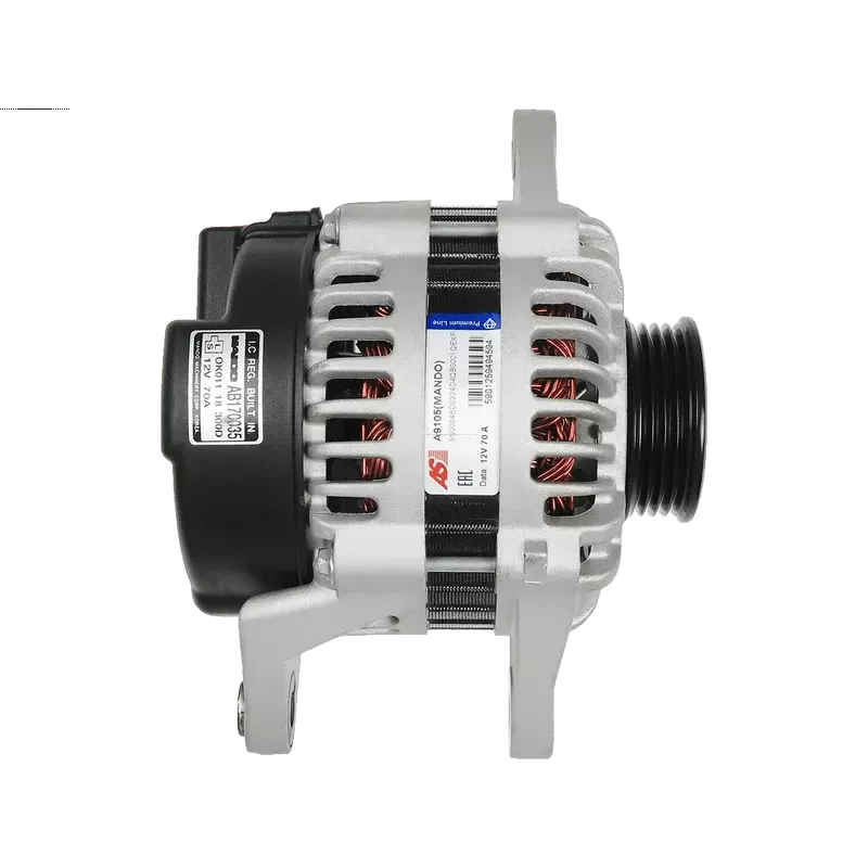 Alternateur 12V 70Amp AS-PL UD02595A, BOSCH 0986080940, CARGO 111787, DELCO DRA3448, HELLA 8EL737851-001 Alternateur 12V 70Amp AS-PL UD02595A, BOSCH 0986080940, CARGO 111787, DELCO DRA3448, HELLA 8EL737851-001