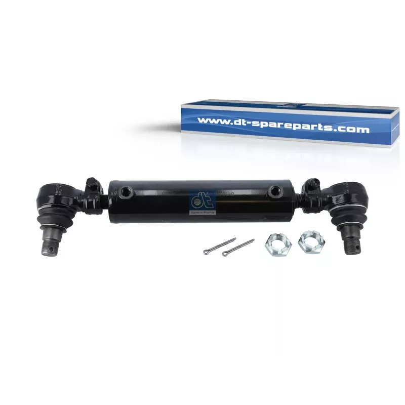 Cylindre de direction, D: 85 mm, M18 x 1,5, M30 x 1,5, L: 580 mm, 250 bar, Ls: 245 mm Pour Iveco Stralis, Trakker, T-Way