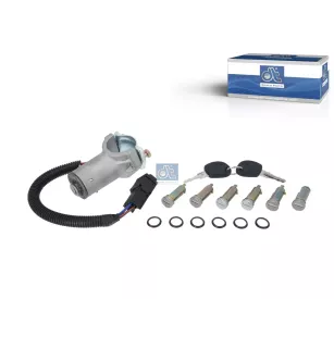 Serrure de contact d'allumage, sans transpondeur, avec cylindre de serrure Pour Iveco Daily - 02996074S1 - 02996075S1