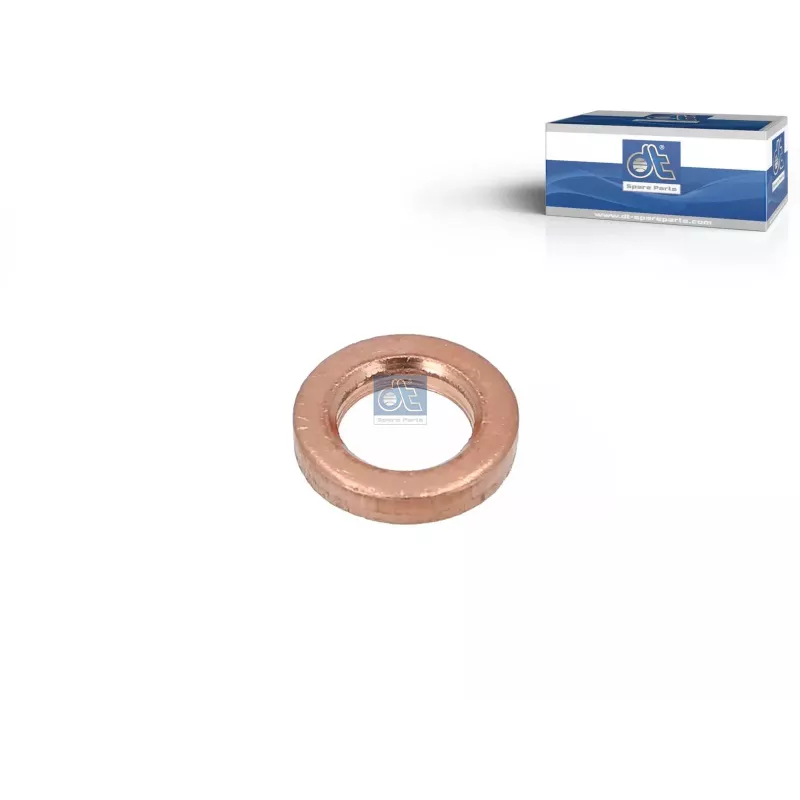 Bague d'étanchéité, gicleur d'injection, d: 7.7 mm, D: 13 mm, H: 2.5 mm Pour VW LT - 1003094 - 046130219 - 046130219A
