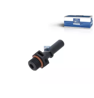 Raccord à vis, filtre à carburant, D: 10 mm Pour Renault C-Serie, D-Serie, K-Serie, T-Serie - Volvo B11, B13, B5, B8, FE, FH, FL