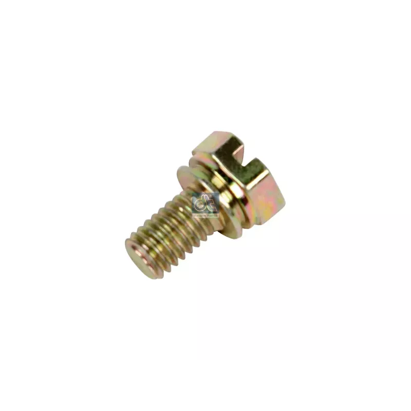 Vis de purge d'air, filtre à carburant, M6, Lu: 10 mm, SW: 10, L: 15.5 mm, 8.8 Pour DAF F/N 500-3600 - MAN Chassis, D-engines Vis de purge d'air, filtre à carburant, M6, Lu: 10 mm, SW: 10, L: 15.5 mm, 8.8 Pour DAF F/N 500-3600 - MAN Chassis, D-engines