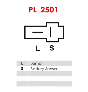 Alternateur 12V 65Amp AS-PL UD02564A, HYUNDAI / KIA 37300-42113, PARTS MALL PXPAA-529