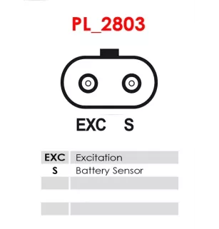 Alternateur 12V 55Amp AS-PL UD13991A, UD14012A, BOBCAT 6632192, 6632211, 6658884, 6661611, CARGO 110540, DELCO DRZ0141