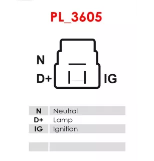 Alternateur 24V 40Amp AS-PL A9266S, UD14287A, CARGO 115994, ISUZU 1812002491, 1812002492, 1812002493, 1812002970, 1812003660