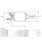 Solénoïdes de démarreur pour BOSCH 0001211014, 0001311001, 0001311016, 0001311025