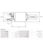 Solénoïdes de démarreur pour BOSCH 0001211209, 0001211210