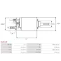 Solénoïdes de démarreur pour BOSCH 0001211995, 0001211996, 0001212002, 0001212003