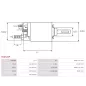 Solénoïdes de démarreur pour BOSCH 0001108211, 0001108460, 0001108462, 0001109202