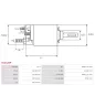 Solénoïdes de démarreur pour BOSCH F000CD0003