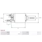 Solénoïdes de démarreur pour BOSCH 0001401005, 0001401011, 0001401023, 0001401028