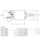 Solénoïdes de démarreur pour BOSCH F010AL0101