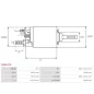 Solénoïdes de démarreur pour BOSCH 0001420008, 0001420009, 0001420010, 0001420011