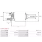 Solénoïdes de démarreur pour BOSCH 0001108078, 0001108079