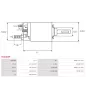 Solénoïdes de démarreur pour BOSCH 9000081008, 9000082079, 9000082080, 9000082081