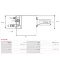 Solénoïdes de démarreur pour BOSCH 0001250001, 0001250002, 0001250003, 0001250004