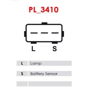 Alternateur 12V 135Amp AS-PL UD21002A, CARGO 112947, FORD 4U2Z-10V34-6APRM, F8AU-10300-AB, F8AU-10300-AC, F8AU-10300-AD