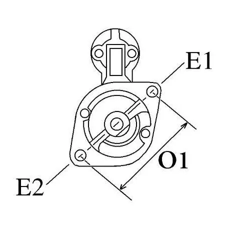 12 Volt Starter, Bosch 0001112018, Nissan 23300-41B15, 23300-80200, Prestolite 66925184