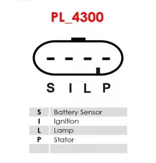 Alternateur 12V 115Amp AS-PL UD21169A, DELCO DRA1662, MANDO A0002655043, SSANGYONG 1611543602, 1611543902, 1611544002