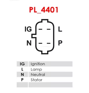 Alternateur 24V 45Amp AS-PL UD102075A, HINO LS19113, HITACHI LR23576, LR24029B, LR24032, LR240602, NISSAN 23100-25769