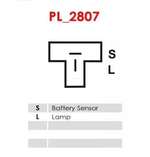 Alternateur 12V 65Amp AS-PL UD30131A, HELLA 8EL012428-331, HYUNDAI / KIA 37300-42502, 37300-42620, 37300-42621, 37300-42624
