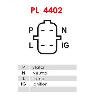 Alternateur 24V 50Amp AS-PL UD21586A, HINO 27040-2191, 27040-2192, SAWAFUJI 0201-152-1013, 0201-152-1014, 27040-2192A