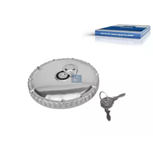 Bouchon de réservoir, ventilé, verrouillable, D: 80 mm pour MAN Chassis, D-engines, F 7/8/9 - 000 471 1230