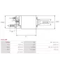 Solénoïdes de démarreur pour DELCO 10478818, 10478897, 10478999, 10479023, 10479060