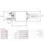 Solénoïdes de démarreur pour DELCO 1107250, 1107251, 1107259, 1107260
