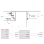 Solénoïdes de démarreur pour VALEO TS18E33, TS18E331