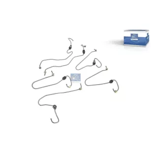 Kit de conduites d'injection Pour Mercedes-Benz OM 300 - (L-Serie), MK-Series (OM 400), Bus O 300 - 3660700733S - 3660700833S