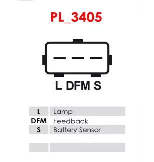 Régulateur d’alternateur BOSCH F00M145255 pour F00M145361