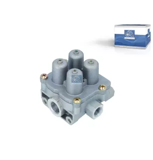 Valve de protection 4 circuits M16 x 1,5, M22 x 1,5, max. 13 bar, Po21: 6.5 bar, Po22: 6.5 bar, Po23: 7.4 bar, Po24: 6.5 bar