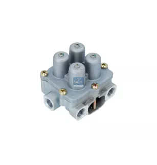 Valve de protection 4 circuits M16 x 1,5, M22 x 1,5, max. 13 bar, Po21: 6.5 bar, Po22: 6.5 bar, Po23: 7.4 bar, Po24: 6.5 bar
