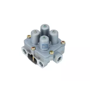 Valve de protection 4 circuits M16 x 1,5, M22 x 1,5, max. 13 bar, Po21: 6.5 bar, Po22: 6.5 bar, Po23: 7.4 bar, Po24: 6.5 bar