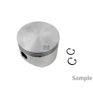 Piston, sans segments de piston, D: 86.3 mm Pour Heuliez GX - Iveco.
