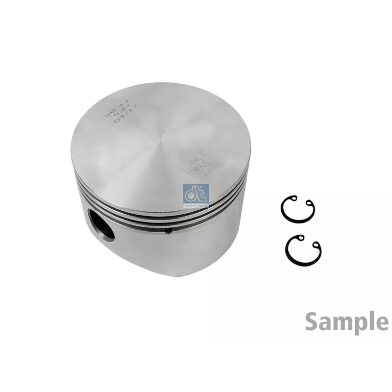 Piston, sans segments de piston, D: 86.3 mm Pour Heuliez GX - Iveco.