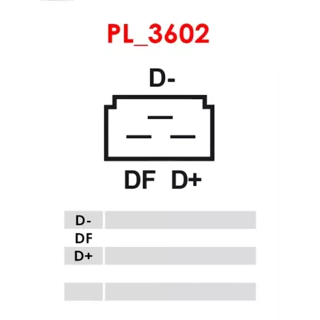 Régulateur d’alternateur AS-PL UD11797ARE, BOSCH 0190062001, 0190062002, 0190062004, 0190062005, 0190062007, 0190600001