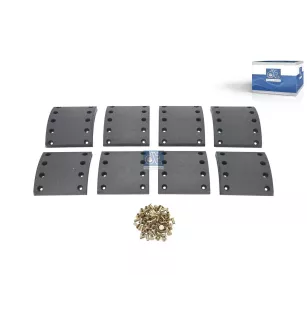 Kit de garnitures de frein à tambour Pour BPW tbd - 03.092.19.22.0 - 03.092.19.23.0 - 03.092.19.62.0 - 03.092.19.63.0