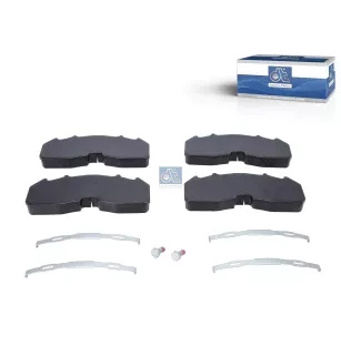 Kit de garnitures de disque de frein, W: 249.5 mm, S: 29.3 mm, H: 106.8 mm Pour Scania L, P, G, R, S-Serie, P, G, R, T-Serie