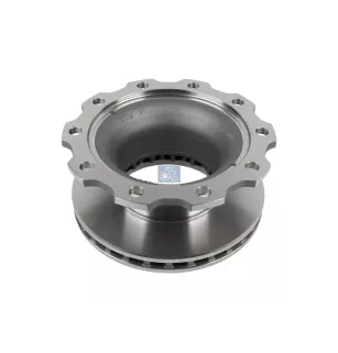 Disque de frein, D: 377 mm, 10 bores, b: 23 mm, P: 335 mm, d: 290 mm, H: 169.5 mm, S: 45 mm, s: 37 mm Pour Kögel tbd, BPW tbd